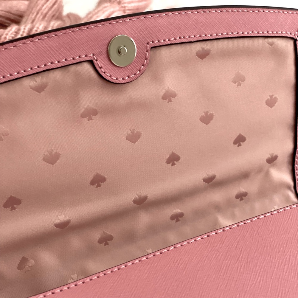 Sold!! KATE SPADE | Pink Carnation Purse Crossbody Shoulder Bag - Picture 2 of 14